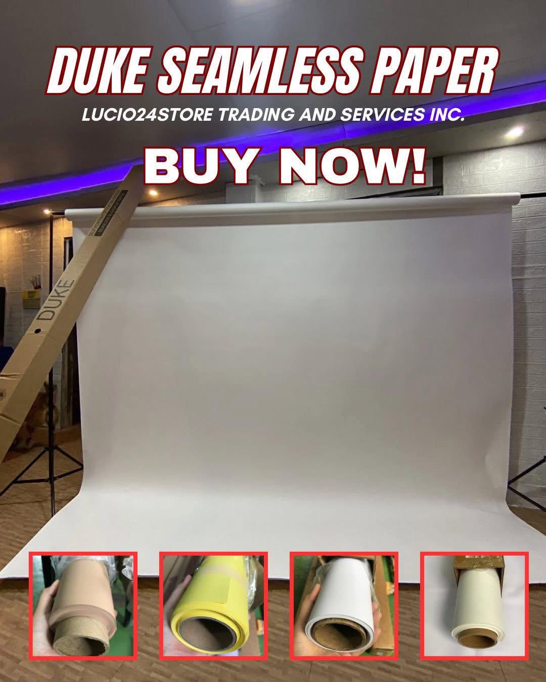 Seamless Paper Backdrop